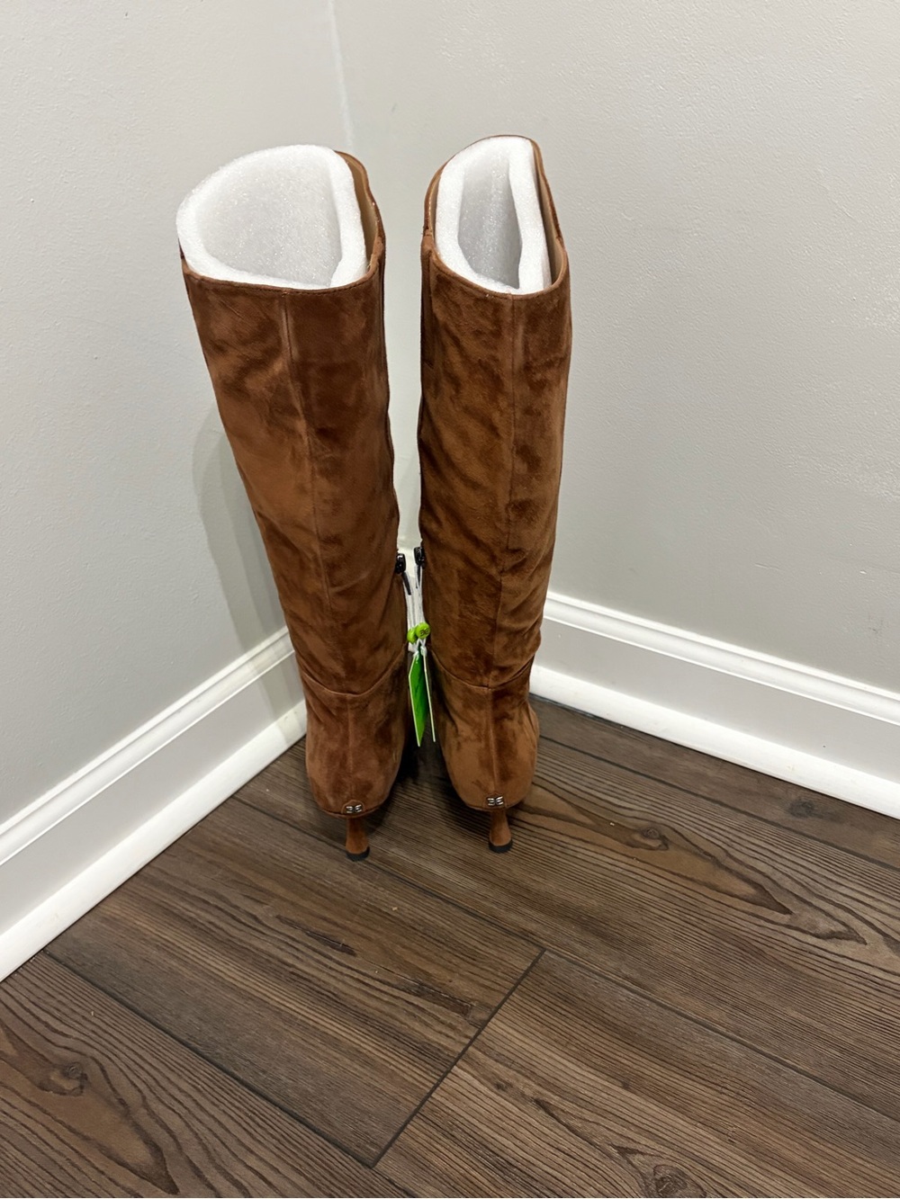 Sam Edelman Brown Suede Over-the-Knee Pointed-Toe Boots - Picture 4 of 11